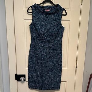 Lilly Pulitzer Teal Sleeveless Midi Dress